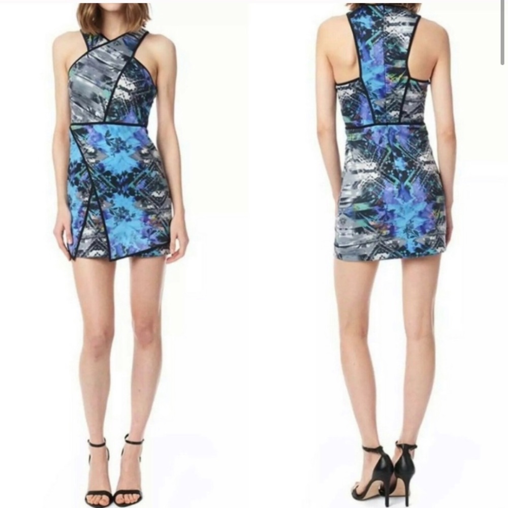 Parker Tobias Asymmetrical Mini Dress